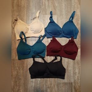 5 medium nursing bras